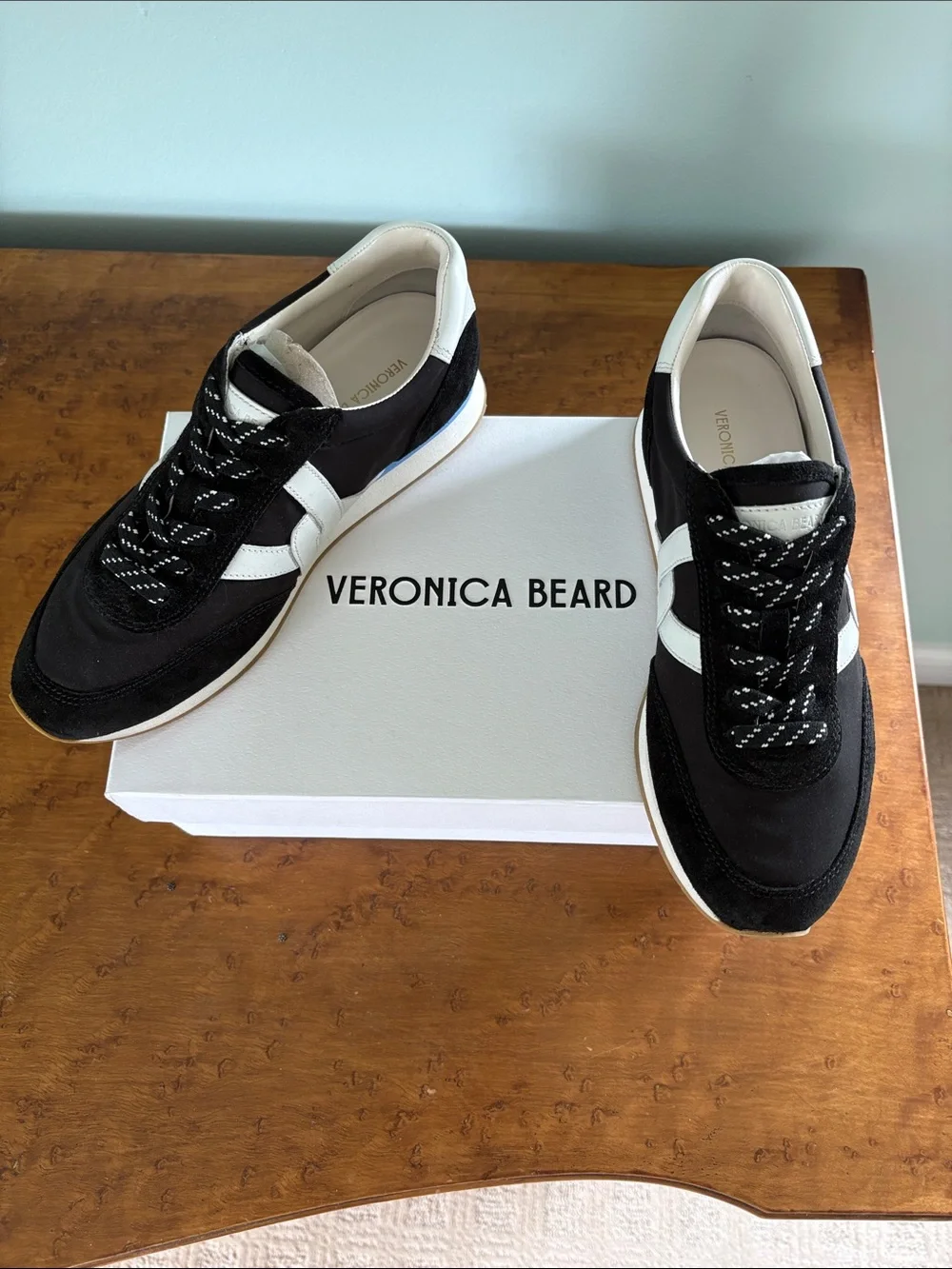 Veronica Beard Penrose Black and White  Sneakers